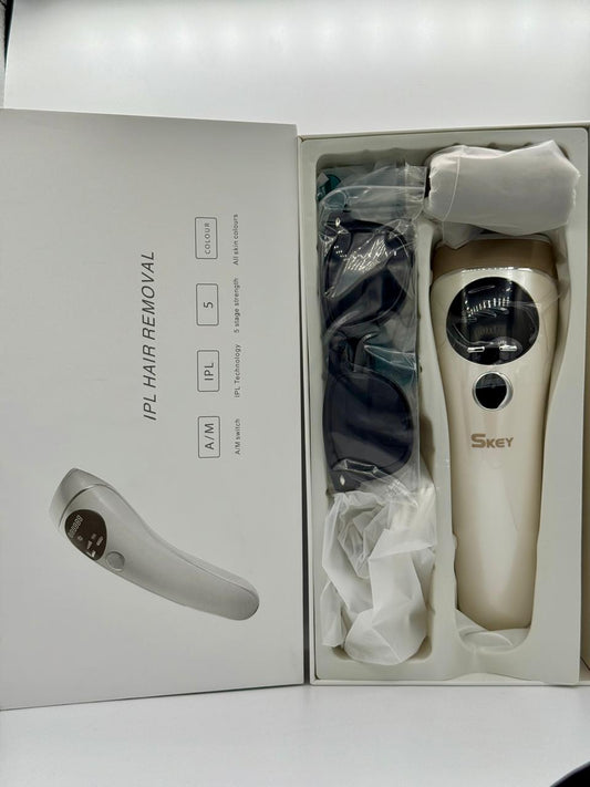 SKEY ICE COLD IPL Hair Removal System For Women Men, Permanent Laser Hair Removal Machine, 500,000 Painless Flashes, Remove Unwanted Hair & Have Smooth Skin