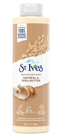 ST. IVES SOOTHING BODY WASH OATMEAL AND SHEA BUTTER