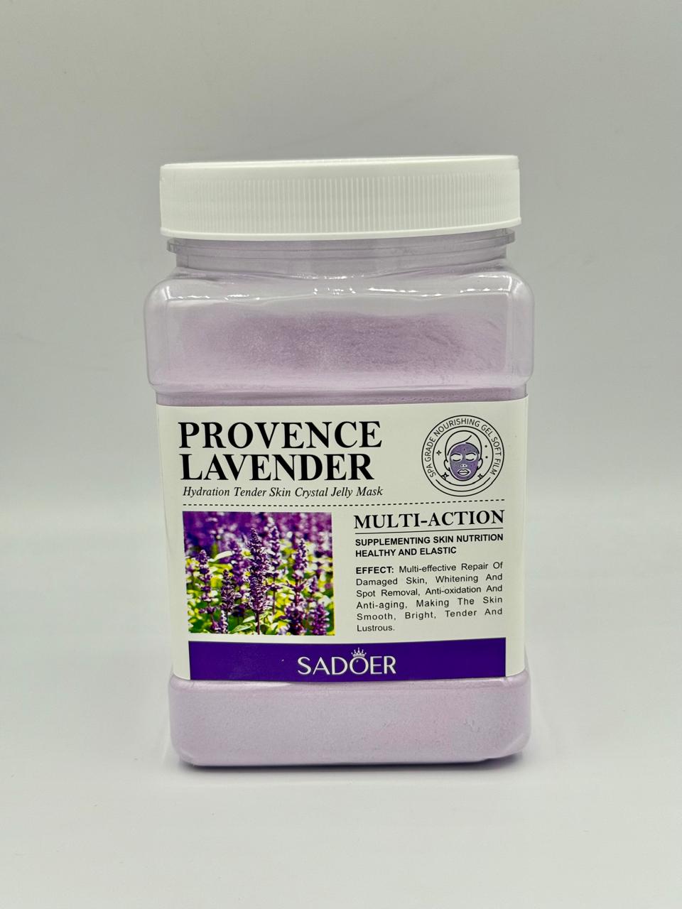 Levender Provence Tender Skin Crystal Jelly Mask Powder Facial Moisturizing & Hydrating- 540g
