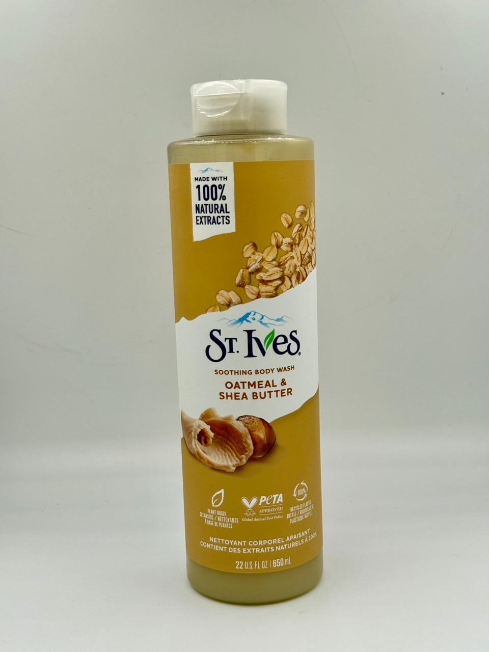 ST. IVES SOOTHING BODY WASH OATMEAL AND SHEA BUTTER