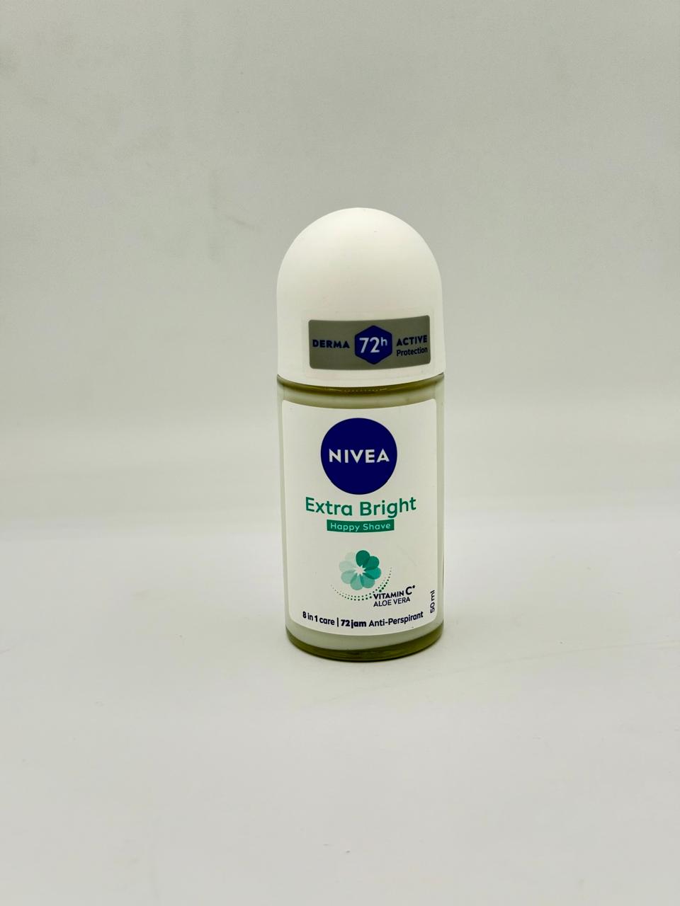 Nivea Extra Bright Happy Shave Anti Perspirant Roll On 50ml