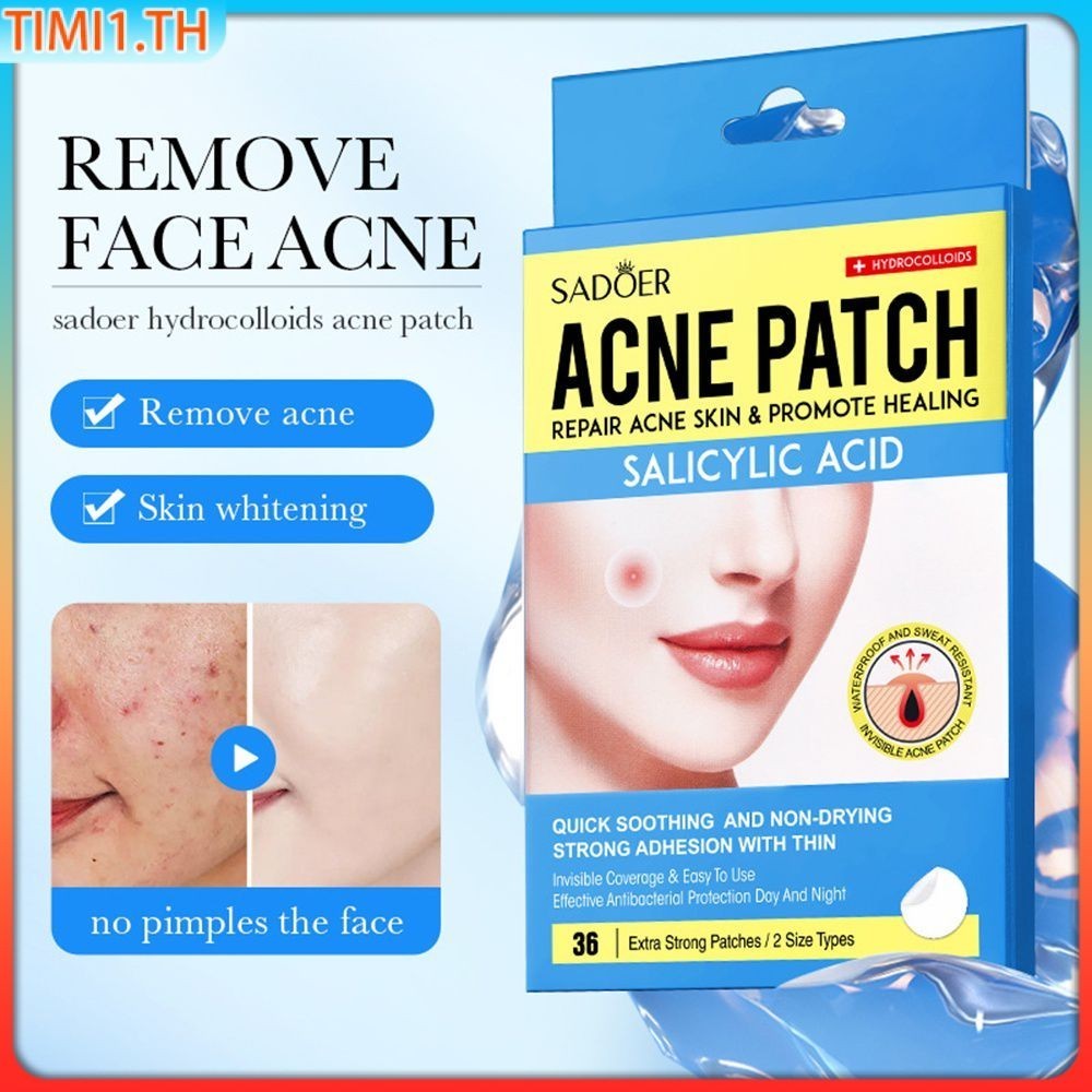 Sadoer Salicylic Acid Acne patch repair acne skin & promote healing Pimple Patch Invisible Pimple Patches for Clearer Skin