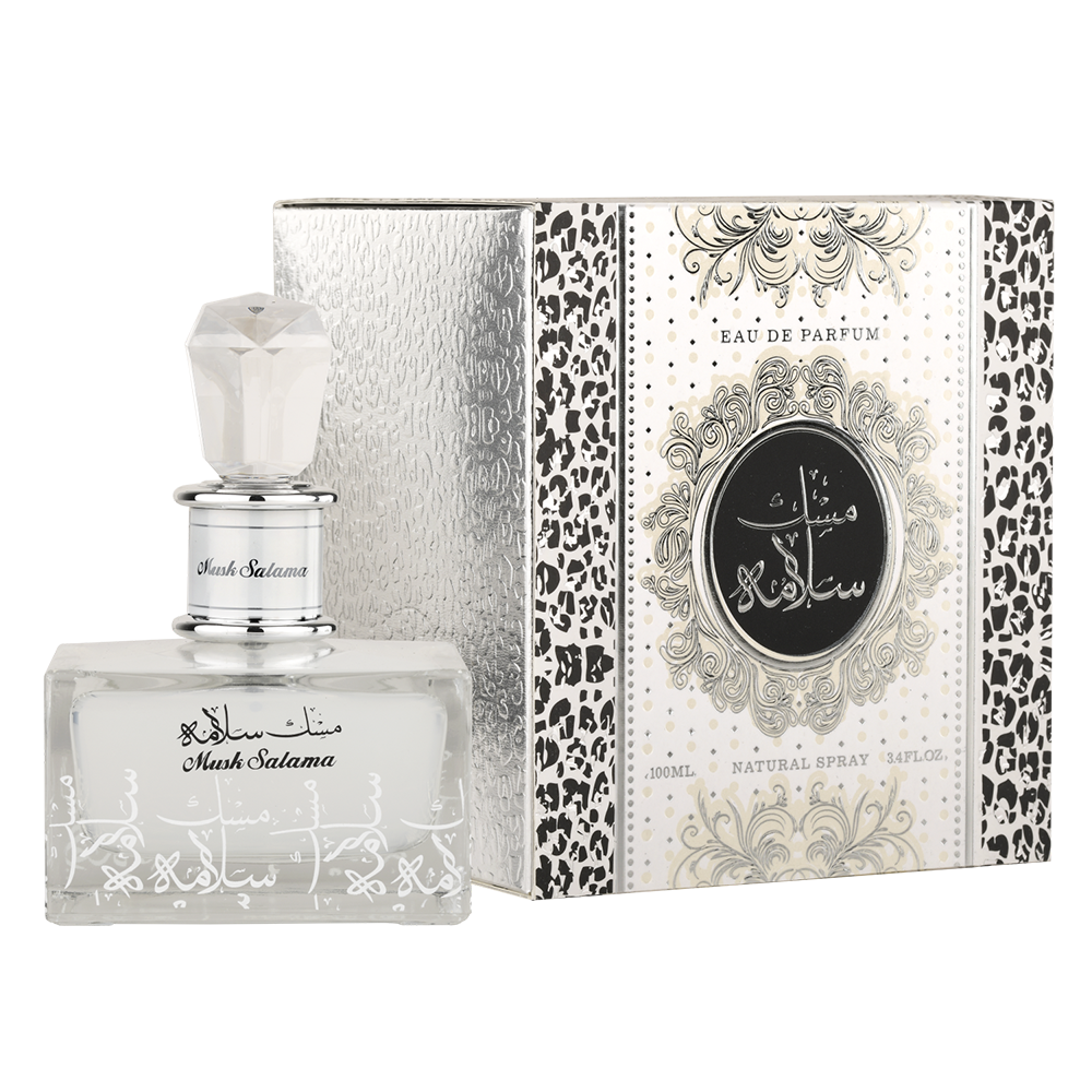 Lattafa Musk Salama Eau De Parfum Natural Spray for Unisex- 100ml 3.4 oz