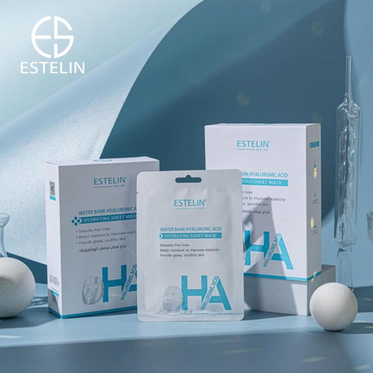 ESTELIN WATER BANK HYALURONIC ACID HYDRATING SHEET MASK