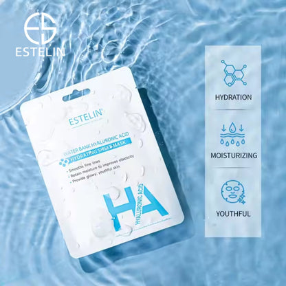 ESTELIN WATER BANK HYALURONIC ACID HYDRATING SHEET MASK