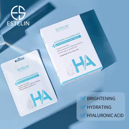 ESTELIN WATER BANK HYALURONIC ACID HYDRATING SHEET MASK