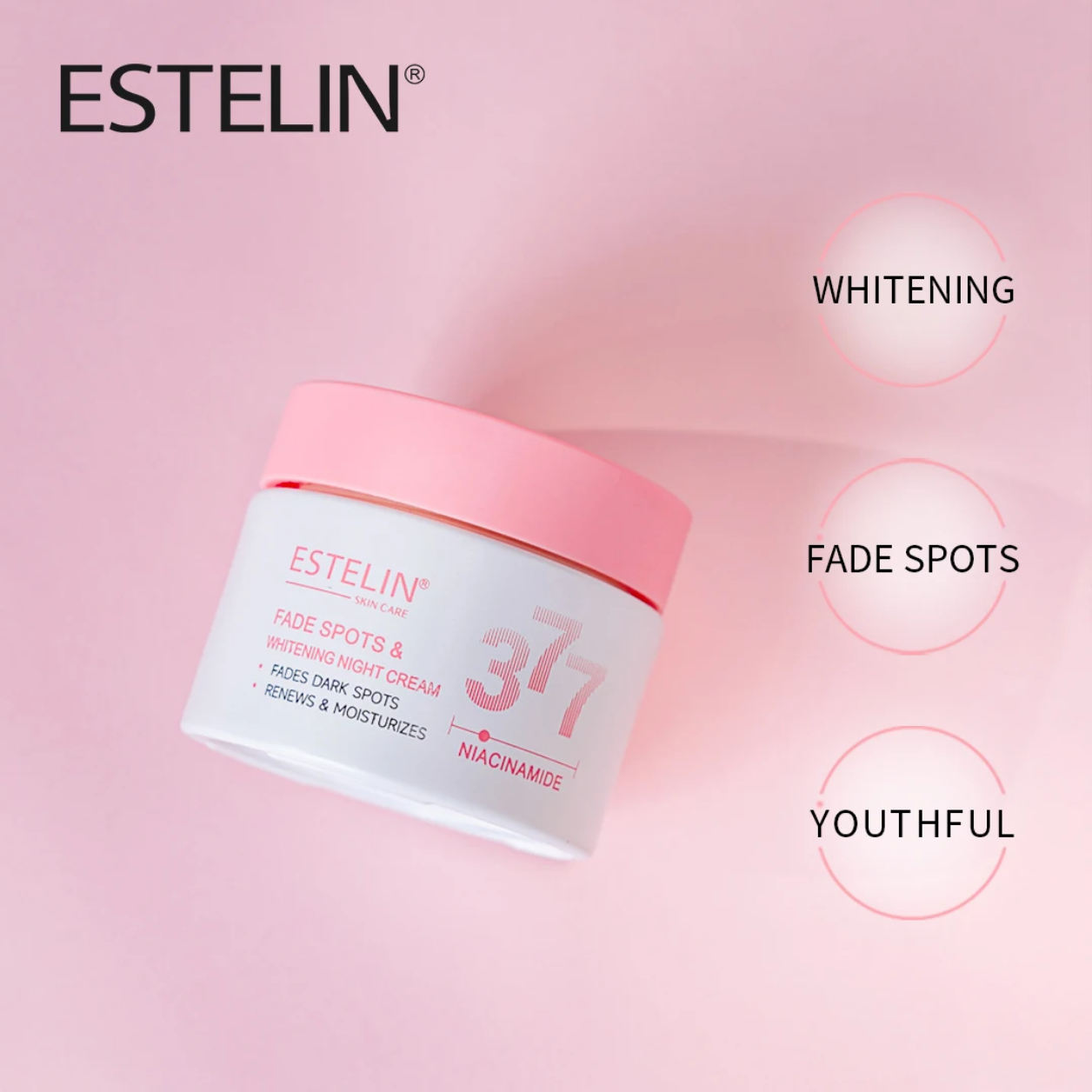 Estelin Niacinamide Fade Spots and Whitening DayCream 50g