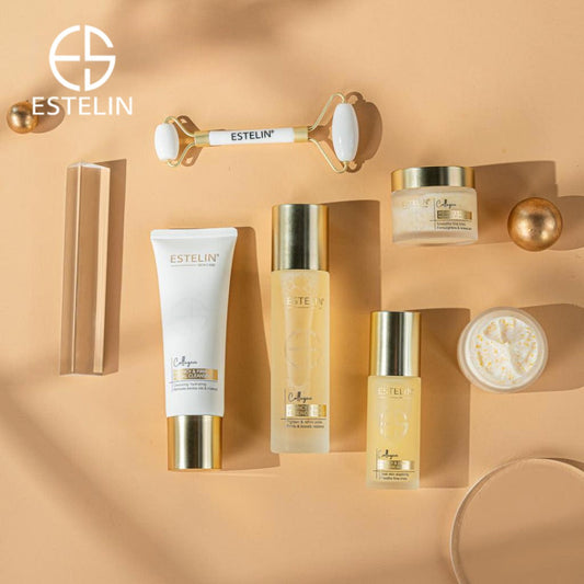 Estelin Bouncy And Firm Collagen Skin Care Set 6 Pieces