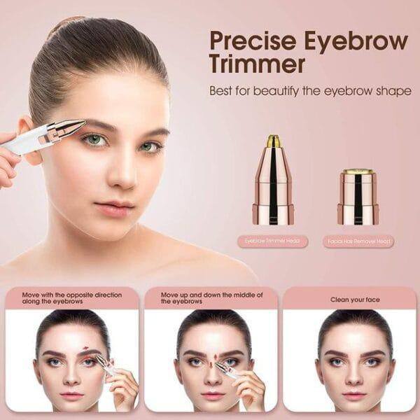 Comfortable Women's Eyebrows Hair Trimmer