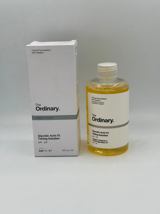 The Ordinary Glycolic Acid 7 % Toning Solution, 240 ML, Exfoliates for a Smoother Skin Texture