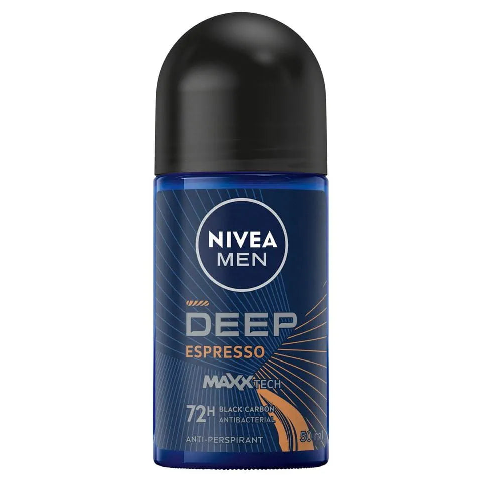 NIVEA MEN DEEP ESPRESSO ANTI-PERSPIRANT ROLL-ON