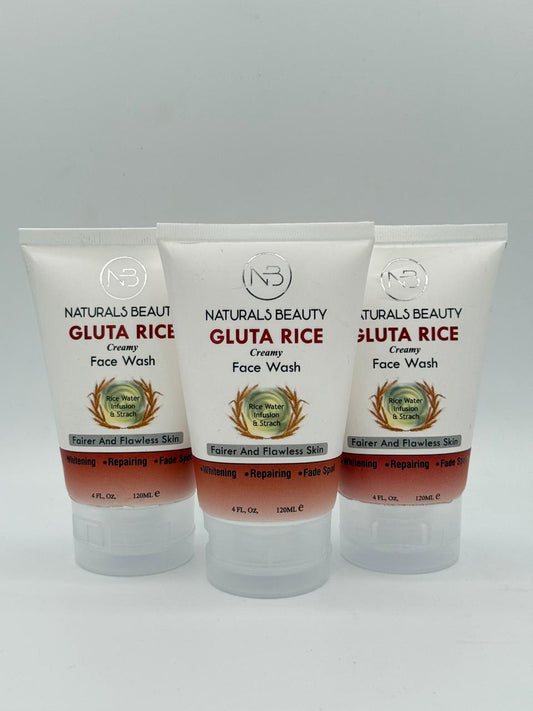 Naturals Gluta Rice Cream Face Wash