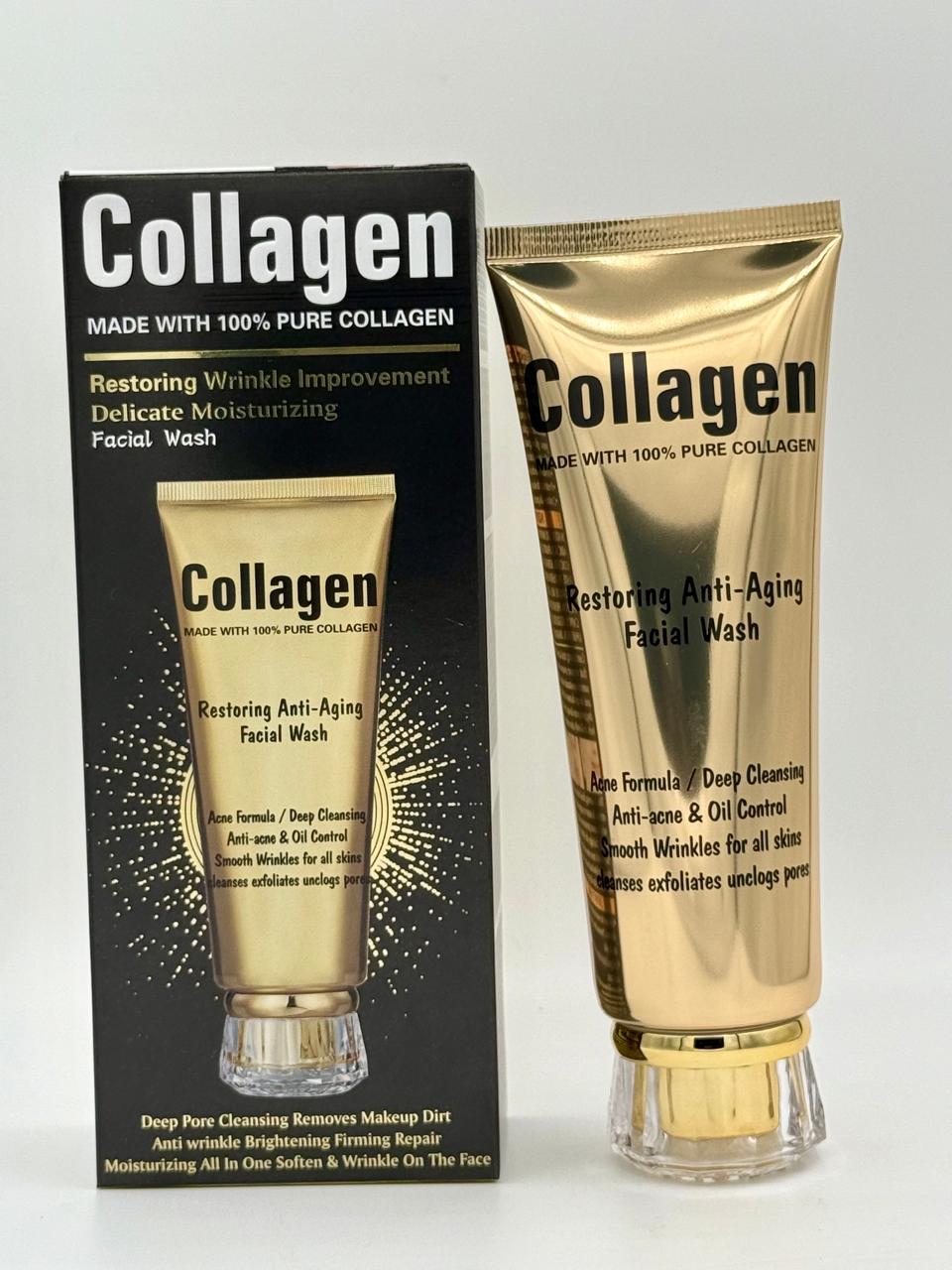 Wokali Collagen Anti‑Aging & Anti‑Acne Facial Wash - 120ml