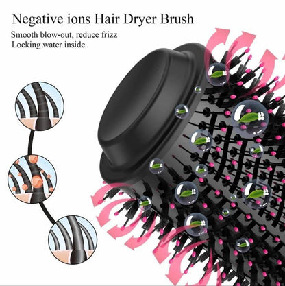 One Step Blow Hair Dryer and Volumizer Brush | Hot Air Brush Hair Styler for Straightening &amp; Curl 1000W Comb