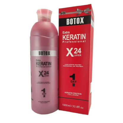Keratin Botox Extra Keratin Professional X24 Layer 1 Day Keratin Protein Collagen 1000ml