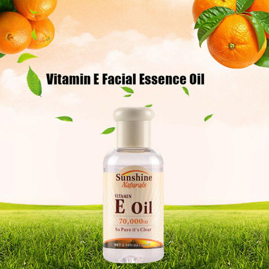Sunshine Naturals Pure Vitamin E Skin Care Oil 70,000 IU - 75 ml