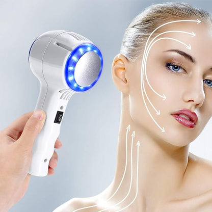 Facial Spa Equipment, Hot and Cold Hammer Massager, Double-head Vibration Massager, Beauty Machine for Firming and Anti-aging
