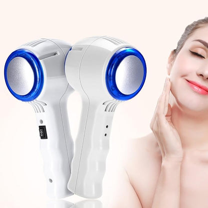 Facial Spa Equipment, Hot and Cold Hammer Massager, Double-head Vibration Massager, Beauty Machine for Firming and Anti-aging