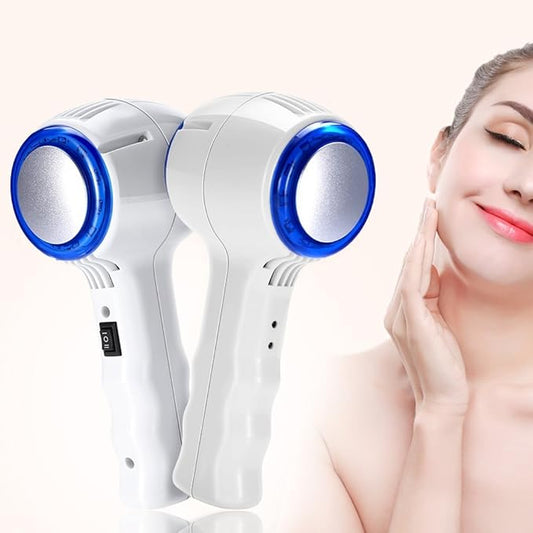 Facial Spa Equipment, Hot and Cold Hammer Massager, Double-head Vibration Massager, Beauty Machine for Firming and Anti-aging