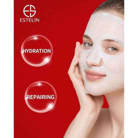 Estelin 5x Ceramide Barrier Serum Mask Hyaluronic Acid (Single Mask)