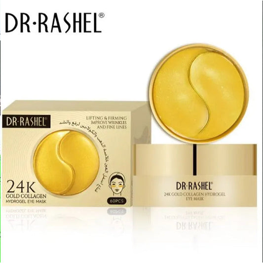 Dr Rashel 24K Gold Collagen Lifting & Firming Hydrogel Eye Mask - Pack Of 60pcs