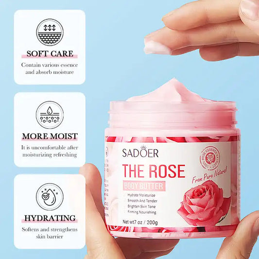Sadoer The Rose Body Butter Brightening and Moisturizing Body Cream 20