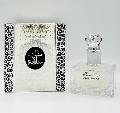 Lattafa Musk Salama Eau De Parfum Natural Spray for Unisex- 100ml 3.4 oz