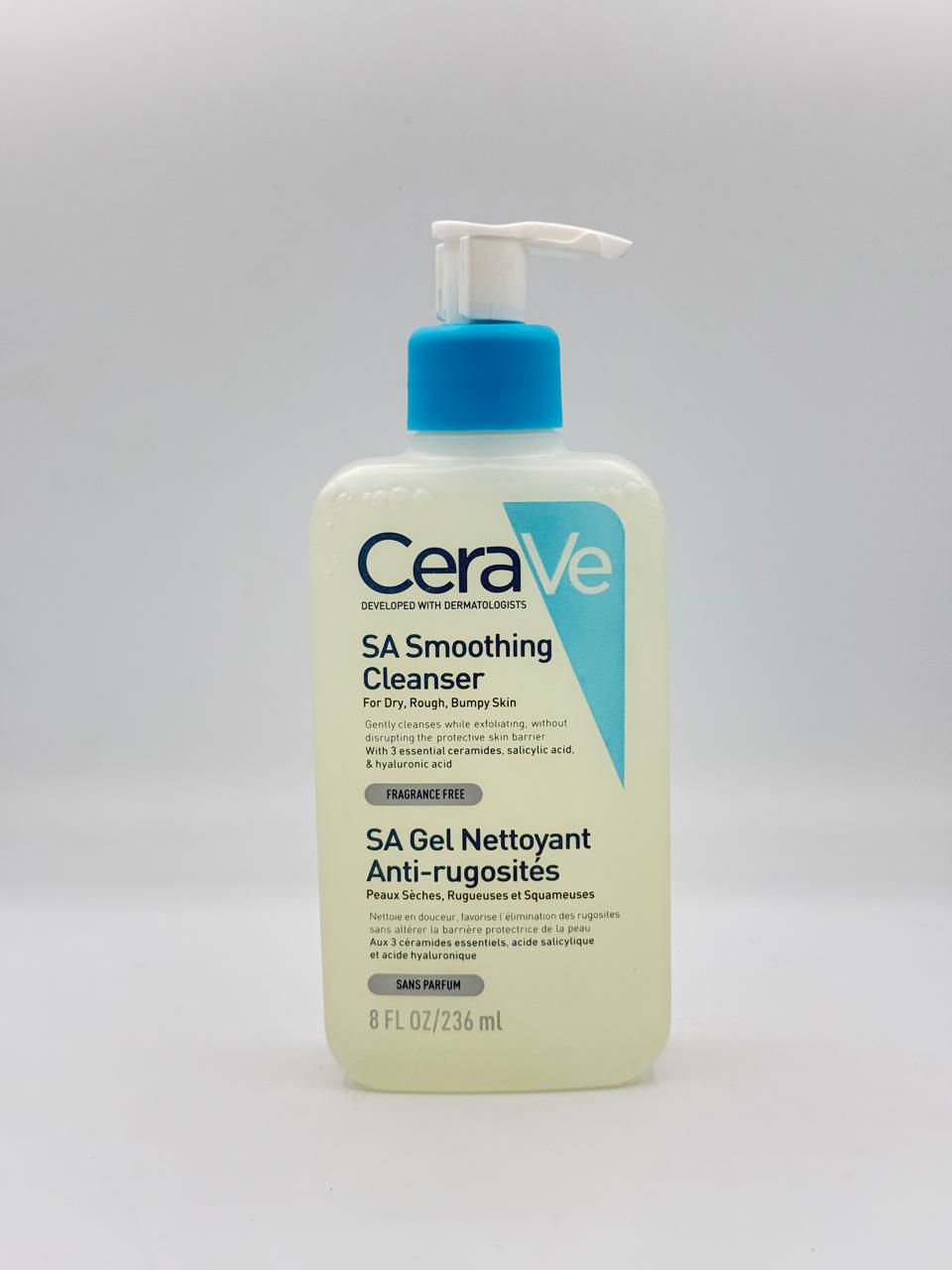 CeraVe SA Smoothing Cleanser For Dry, Rough And Bumpy Skin 8 oz / 236 ml