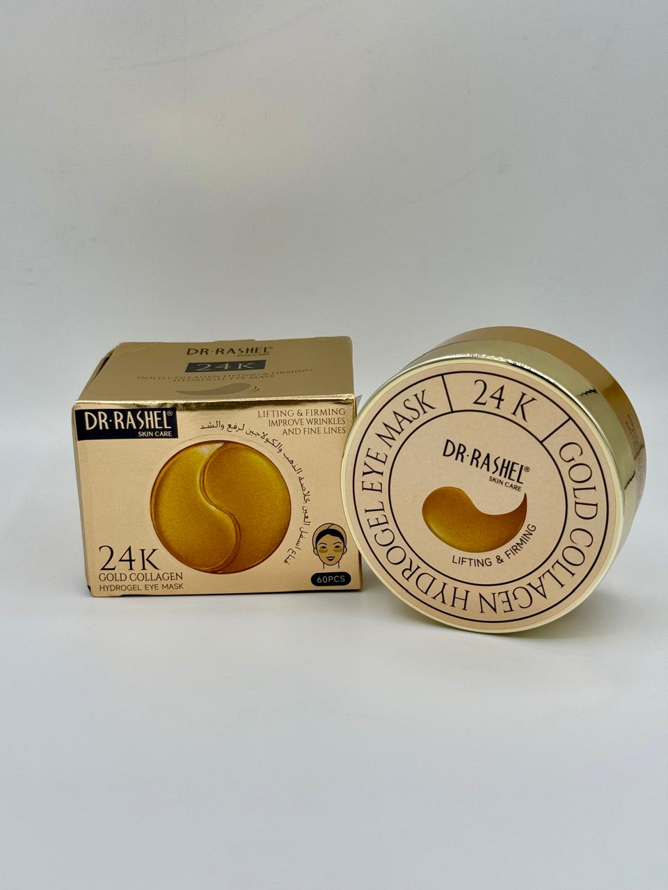 Dr Rashel 24K Gold Collagen Lifting & Firming Hydrogel Eye Mask - Pack Of 60pcs