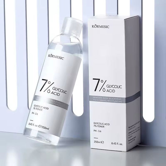 Kormesic 7% Glycolic Aicd Blackhead Remover Moisturizing Skin Toner 250ml