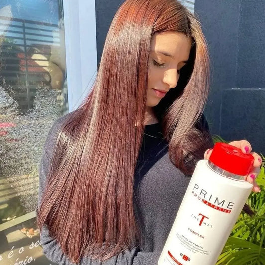 Prime Pro Thermal Complex 2 Step Brazilian Keratin Hair Straightening Treatment 1L