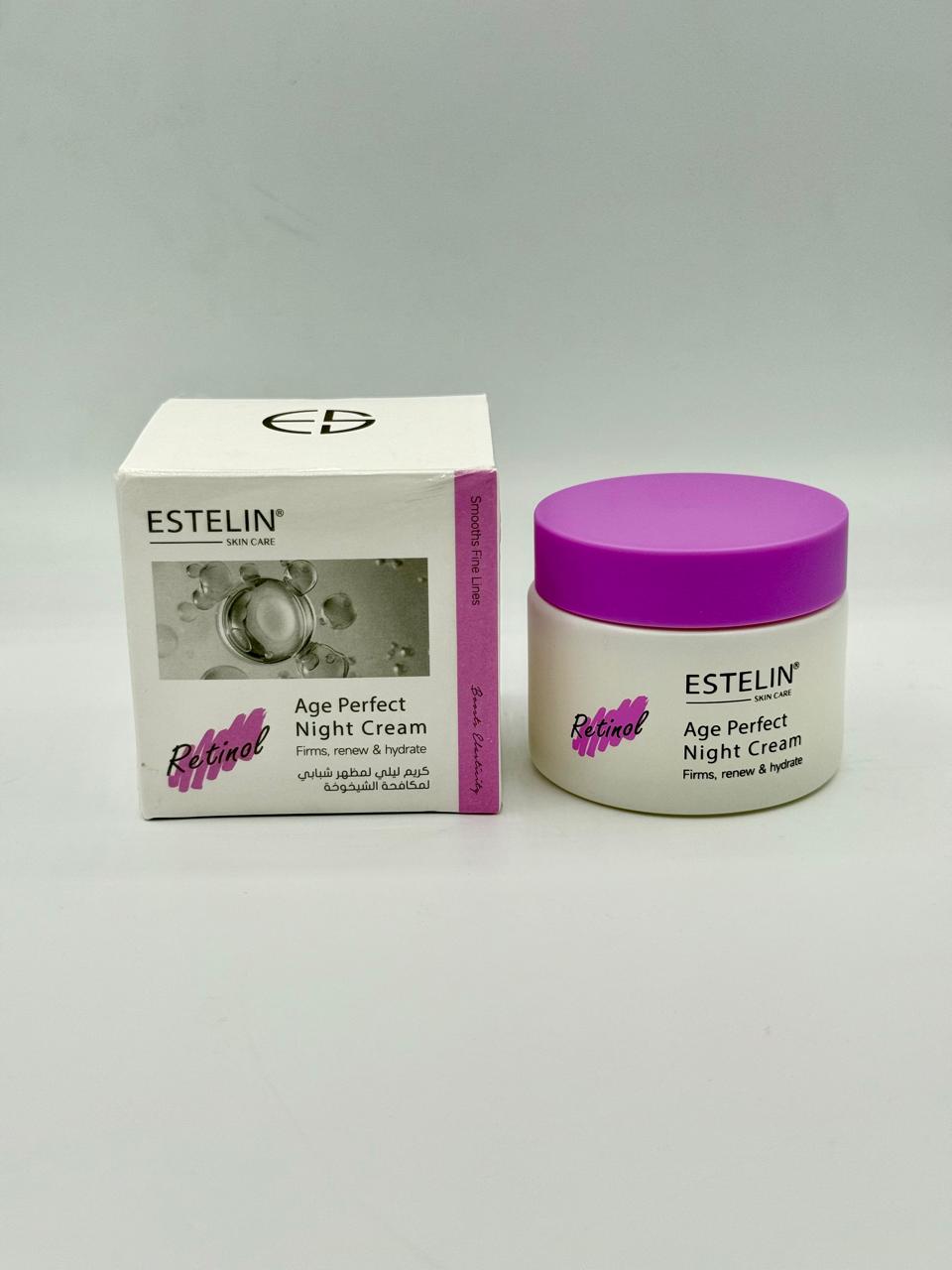 ESTELIN Retinol Age Perfect Vitalizing Nourishing Anti Aging Tighten Skin Best Night Whitening Cream