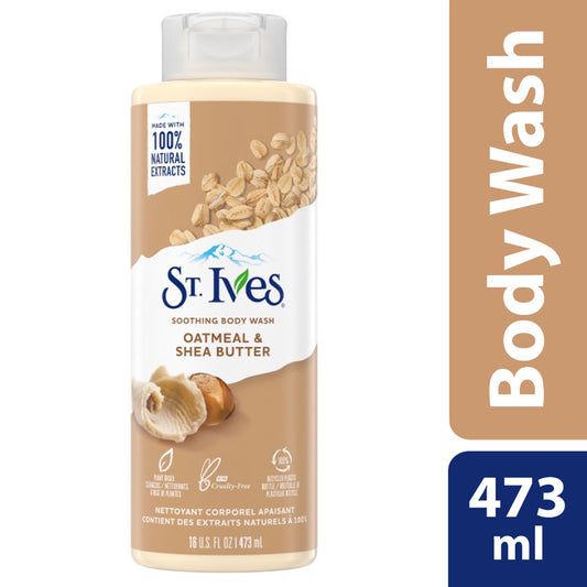 ST. IVES SOOTHING BODY WASH OATMEAL AND SHEA BUTTER
