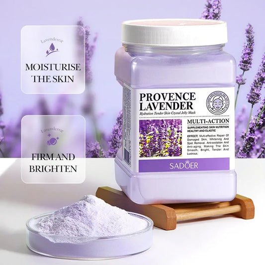 Levender Provence Tender Skin Crystal Jelly Mask Powder Facial Moisturizing & Hydrating- 540g