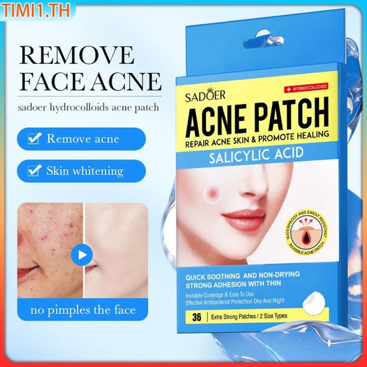 Sadoer Salicylic Acid Acne patch repair acne skin & promote healing Pimple Patch Invisible Pimple Patches for Clearer Skin