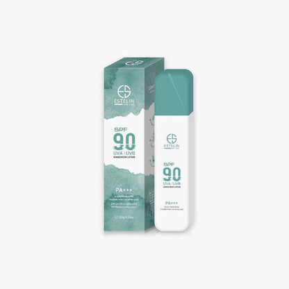 Estelin Super Moisturizing UVA UVB Sunscreen Lotion SPF 90 PA+++ 120gm