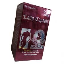 Dr. James Lady Capsules Skin White & Beauty Face 500 MG (60 Capsules)