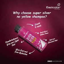 Eazicare Super Silver No Yellow Shampoo 200ml