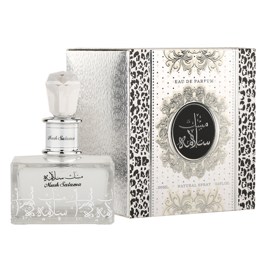 Lattafa Musk Salama Eau De Parfum Natural Spray for Unisex- 100ml 3.4 oz